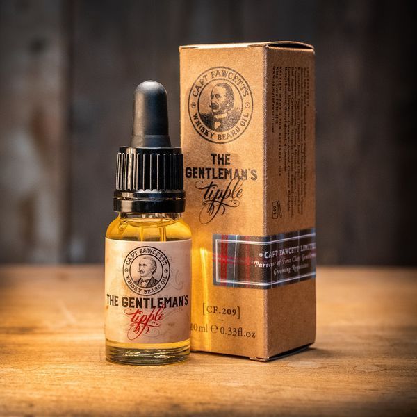 Олія для бороди з віскі, дорожній розмір Capitan Fawcett Whisky Beard Oil 10ML F1109 фото