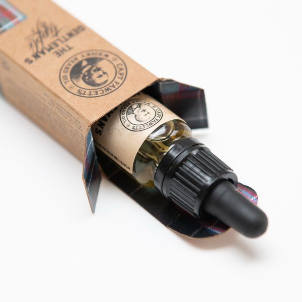 Олія для бороди з віскі, дорожній розмір Capitan Fawcett Whisky Beard Oil 10ML F1109 фото