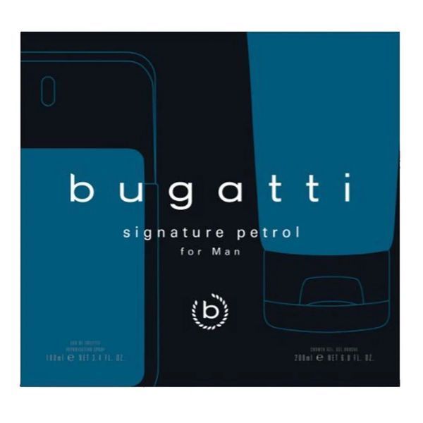 Мужской парфюмированный набор Bugatti Signature Petrol 40254 фото