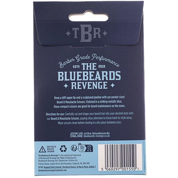 Ножиці для бороди The BlueBeards Revenge Beard/Moustache Scissors NEW 41292132 фото