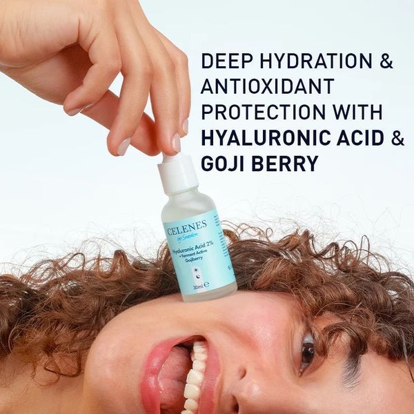 Сыворотка для лица Celenes by Sweden Rena Hyaluronic Acid 2% + Ferment Active Gojiberry увлажняющая 30 мл 5180100 фото