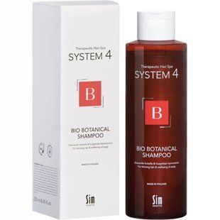 Шампунь System 4 B Bio Botanical для росту волосся 250 мл 11330 фото