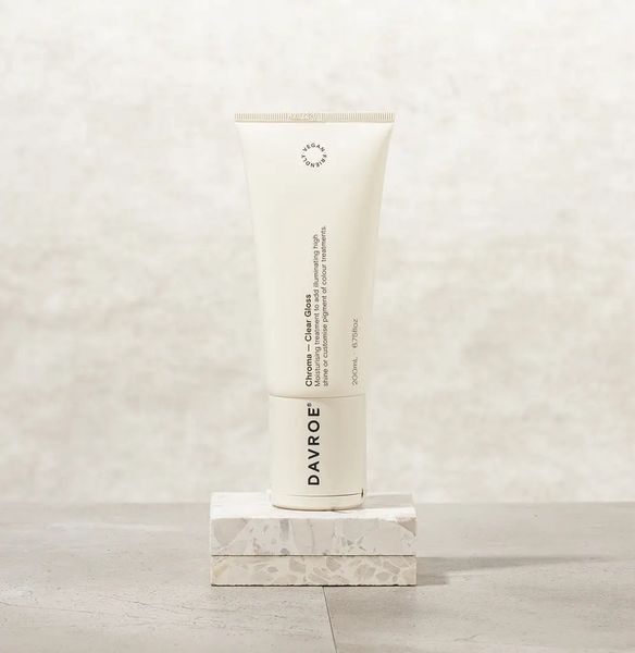 Тонуючий догляд-глянець Davroe Chroma Clear Gloss для сяючого блиску, для розведення відтінків Chroma, без силіконів 200 мл 3460 фото