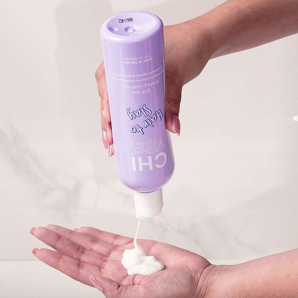 Кондиционер CHI Vibes Hair To Slay Split-End Mending Conditioner для восстановления секущихся кончиков и блеска 355 мл CHIVMC12 фото