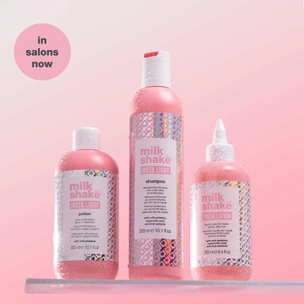 Шампунь для блиску milk shake Insta.Light Shampoo для фарбованого та сухого волосся 1000 мл 8032274159704 фото