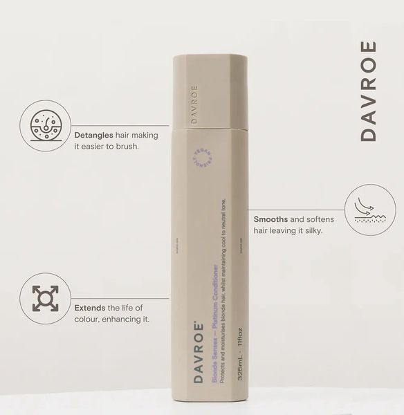 Тонирующий кондиционер Davroe Blonde Senses для холодного оттенка блонда, против желтизны, с фиалкой и ромашкой 100 мл 3542 фото