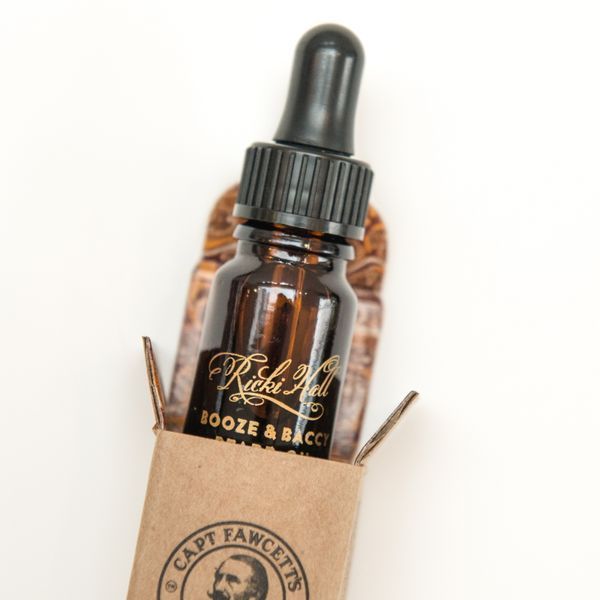 Масло для бороды, дорожный размер Capitan Fawcett Ricki Hall's Booze & Baccy Beard Oil 10ml Travel Size F1113 фото