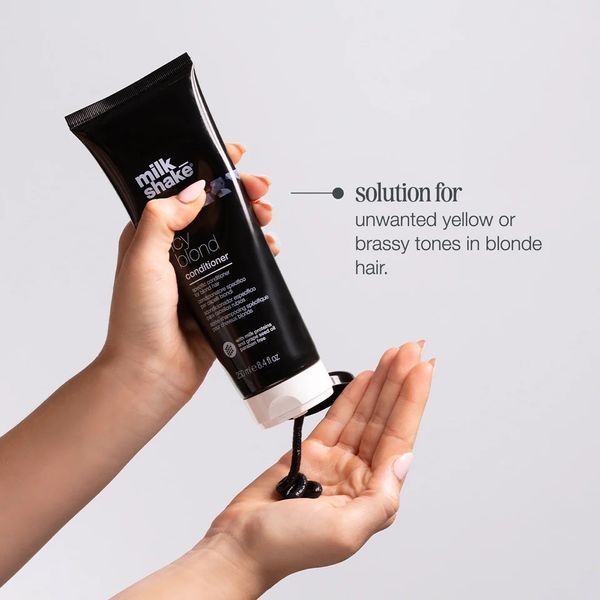 Кондиционер тонирующий milk shake Icy Blond Conditioner нейтрализация желтизны 250 мл 8032274147312 фото