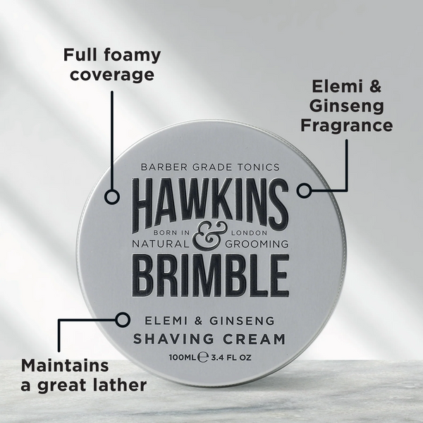 Крем для бритья Hawkins & Brimble Shaving Cream 100 мл 5060495670046 фото