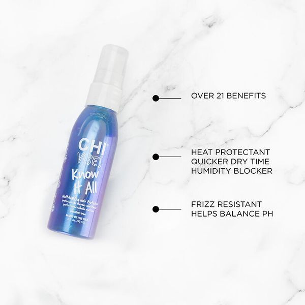 Захисний спрей CHI Vibes Know It All Multitasking Hair Protector 23 в 1 для термозахисту та гладкості 237 мл CHIVMP8 фото