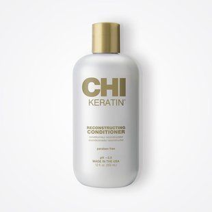 Кондиціонер для пошкодженого волосся CHI Keratin Reconstructing Conditioner для відновлення та гладкості 355 мл CHI0214 фото