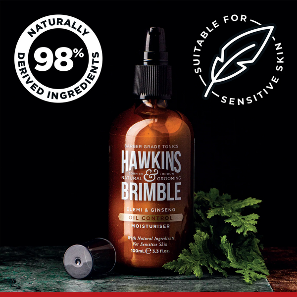 Зволожуючий крем для жирної шкіри Hawkins & Brimble Oil Control Moisturiser 100 мл 5060495671357 фото