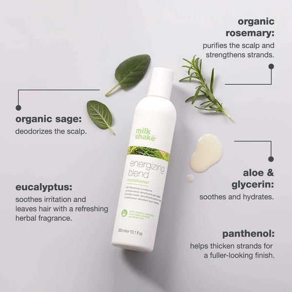 Кондиціонер для тонкого волосся milk shake energizing blend conditioner ущільнення кортексу 1000 мл 8032274059905 фото