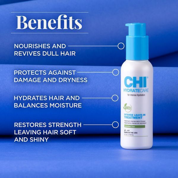 Несмываемый кондиционер CHI HydrateCare Intense Leave-In Treatment для интенсивного увлажнения сухих волос 118 мл CHIHCILIT4 фото