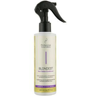Спрей-кондиціонер Profesional Cosmetics Blondest Anti-Yellow з антижовтим ефектом 200 мл3 2404 фото