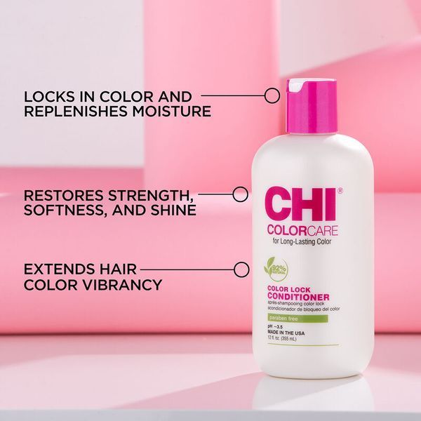Кондиционер CHI ColorCare Color Lock Conditioner для защиты цвета окрашенных волос 355 мл CHICCLC12 фото