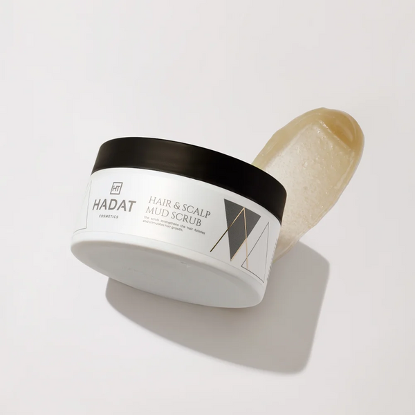 Скраб для шкіри голови очищувальний Hadat Hair and Scalp Mud Scrub детокс та оновлення 300 мл H-992265 фото