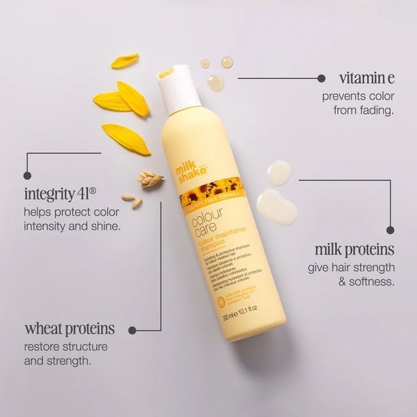 Бессульфатный шампунь для окрашенных волос milk shake color maintainer shampoo реконструкция кератина 1000 мл 8032274147787 фото