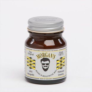 Помада для вкладання бороди та вус Morgans Beard & Moustache Wax 50g M036 фото