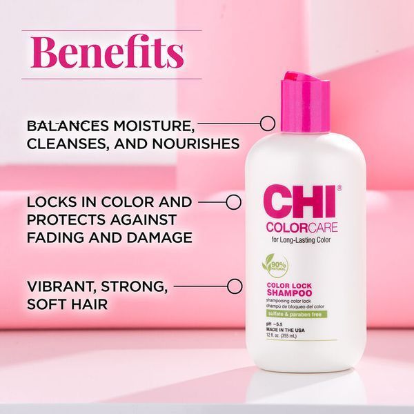 Шампунь CHI ColorCare Color Lock Shampoo для защиты цвета окрашенных волос 739 мл CHICCLS25 фото