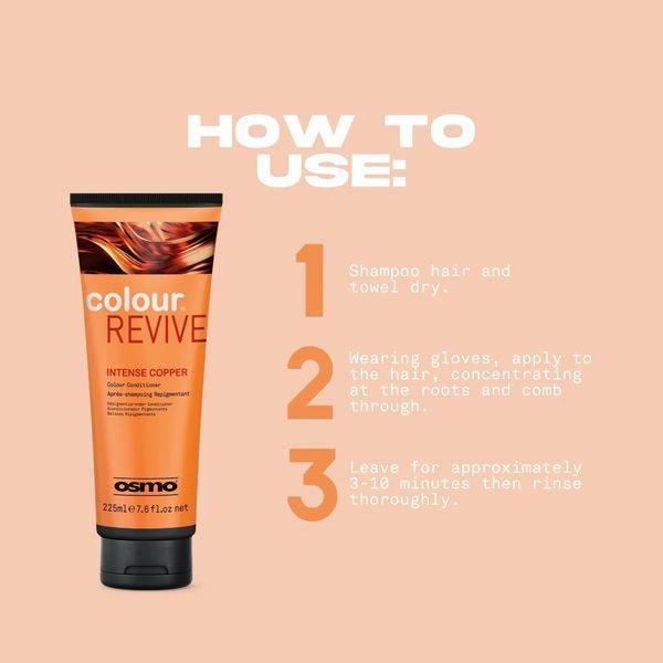 Тонирующий кондиционер OSMO Colour Revive Intense Copper Colour Conditioner для окрашивания волос 225 мл 065306 фото