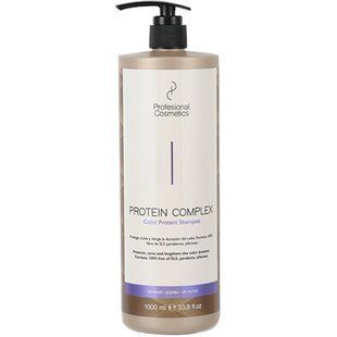 Шампунь для защиты цвета Profesional Cosmetics Protein Complex Color для зеркального блеска 300 мл 2712 фото