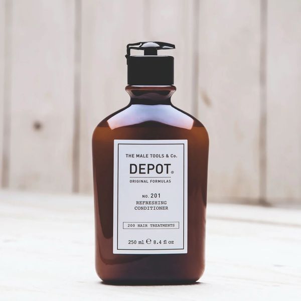 Кондиционер DEPOT 201 Refreshing мужской освежающий для волос и кожи головы 1000 мл 8032274060833 фото