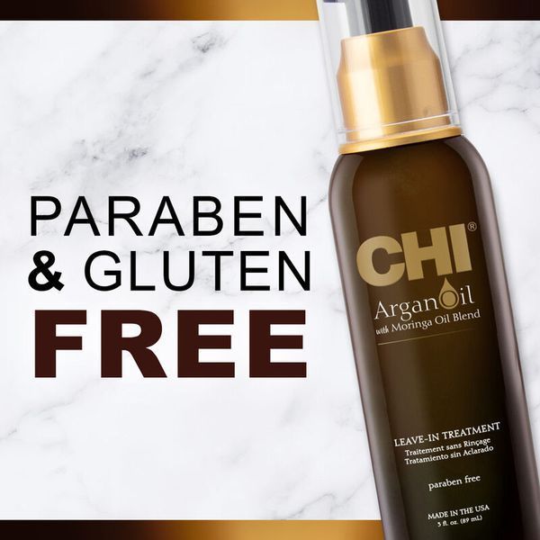 Сироватка для волосся CHI Argan Oil Leave-In Treatment для блиску, гладкості та живлення 89 мл CHIAO3 фото