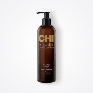 Шампунь для сухого волосся CHI Argan Oil Shampoo для зволоження та гладкості 340 мл CHIAS12 фото