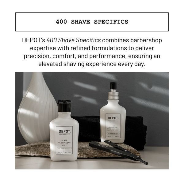 Гель DEPOT 406 Transparent Brushless чоловічий для точних ліній гоління 100 мл 8032274061250 фото