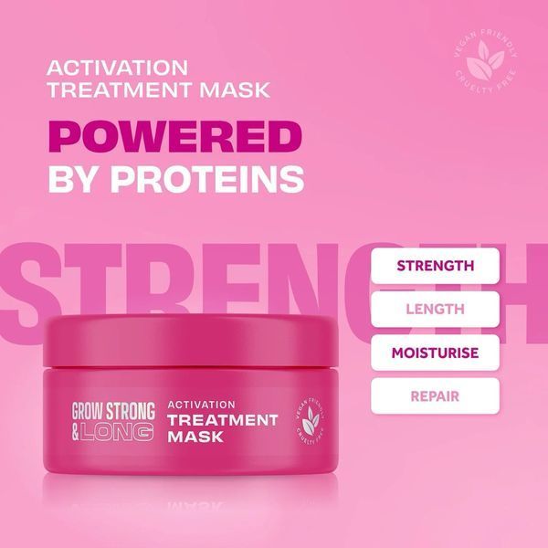 Маска для волосся Lee Stafford Grow Strong & Long Activation Treatment для зміцнення 200 мл LS6491 фото