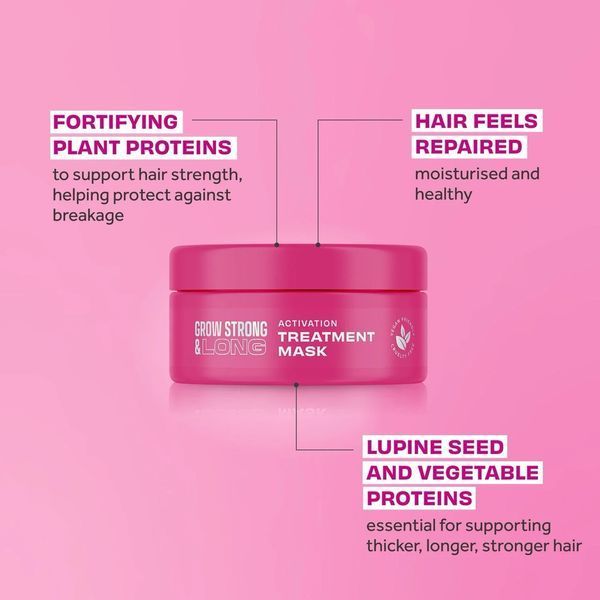 Маска для волосся Lee Stafford Grow Strong & Long Activation Treatment для зміцнення 200 мл LS6491 фото