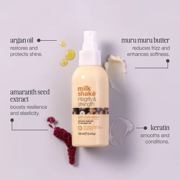 Спрей milk shake Integrity & Strength Split Ends Savior проти посічених кінчиків та ламкості волосся 100 мл 8032274196662 фото