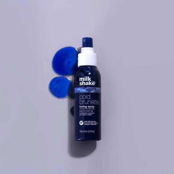 Спрей тонирующий milk shake Cold Brunette Toning Spray против рыжины для тёмных и русых волос 100 мл 8032274181071 фото