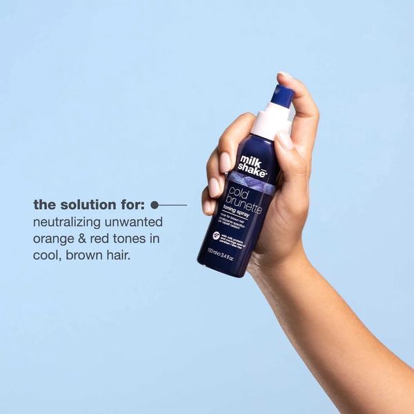 Спрей тонирующий milk shake Cold Brunette Toning Spray против рыжины для тёмных и русых волос 100 мл 8032274181071 фото