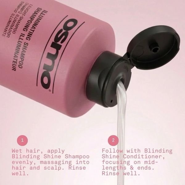 Шампунь для блеска OSMO Blinding Shine Illuminating Shampoo для всех типов волос 100 мл 065128 фото