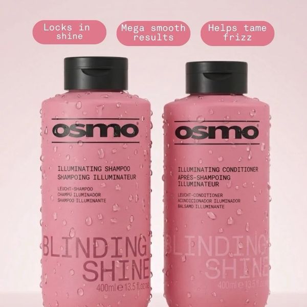 Шампунь для блеска OSMO Blinding Shine Illuminating Shampoo для всех типов волос 100 мл 065128 фото