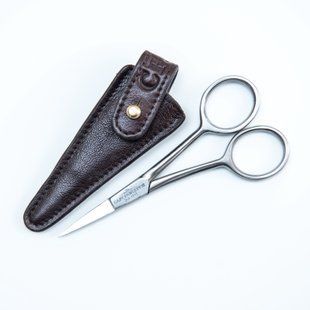Ножницы для ухода за усами Capitan Fawcett Grooming Scissors with Leather Pouch CF.19T F5564 фото