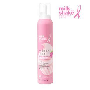 Крем-пінка незмивна для зволоження волосся milk_shake go pink whipped cream leave-in foam 200мл 8032274192060 фото