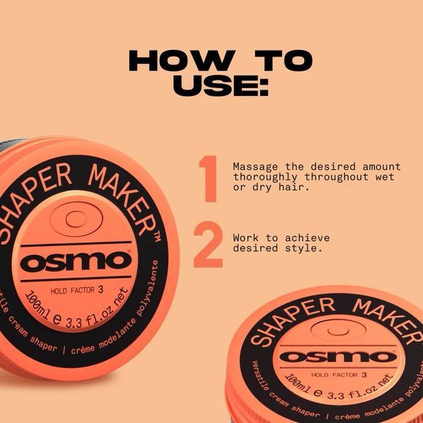 Крем OSMO Shaper Maker Versatile Cream Shaper для укладання волосся з блиском 100 мл 065001 фото
