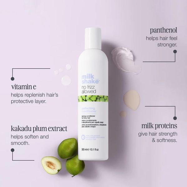 Кондиціонер milk shake No Frizz Allowed Perfecting Conditioner для легкого розчісування та гладкості волосся 300 мл 8032274196068 фото