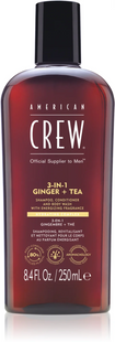Шампунь 3 в 1 American Crew Shampoo Conditioner and Body Wash Ginger Tea 250мл 738678003398 фото
