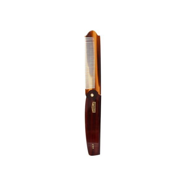 Гребінь складаний для стайлінгу Uppercut Deluxe CT7 Tortoise Flip Comb 817891020129 фото