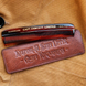 Captain Fawcett Hair Comb with Leather Case расческа для волос с кожаным чехлом F7013 фото 4