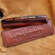 Captain Fawcett Hair Comb with Leather Case расческа для волос с кожаным чехлом F7013 фото 1