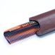 Captain Fawcett Hair Comb with Leather Case расческа для волос с кожаным чехлом F7013 фото 2